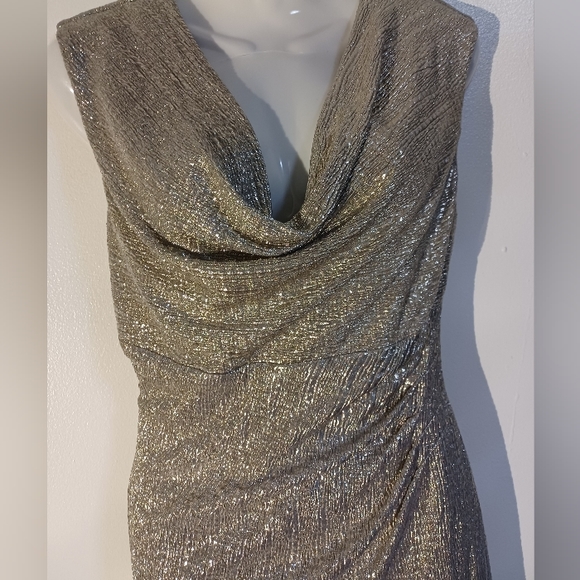 CONNECTED APPAREL Women’s Shiny Dress - Picture 6 of 9